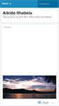 Mobile Screenshot of aikidoilhabela.wordpress.com