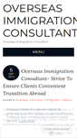 Mobile Screenshot of overseasimmigrationconsultant.wordpress.com