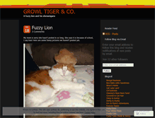 Tablet Screenshot of growltigerandco.wordpress.com