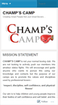 Mobile Screenshot of champscamp.wordpress.com