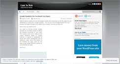 Desktop Screenshot of linktoweb.wordpress.com