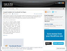 Tablet Screenshot of linktoweb.wordpress.com