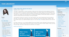Desktop Screenshot of codelab.wordpress.com