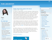 Tablet Screenshot of codelab.wordpress.com