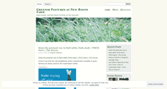 Desktop Screenshot of greenerpasturesatnrf.wordpress.com