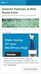 Mobile Screenshot of greenerpasturesatnrf.wordpress.com