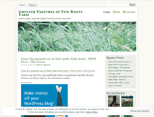 Tablet Screenshot of greenerpasturesatnrf.wordpress.com