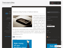 Tablet Screenshot of cellphonesite.wordpress.com