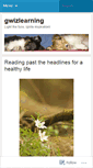 Mobile Screenshot of gwizlearning.wordpress.com
