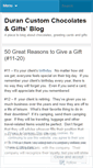 Mobile Screenshot of durangifts.wordpress.com