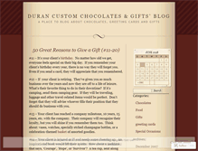 Tablet Screenshot of durangifts.wordpress.com