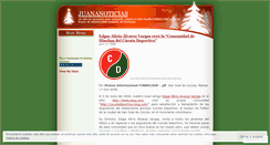 Desktop Screenshot of juananoticias.wordpress.com