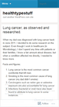Mobile Screenshot of healthtypestuff.wordpress.com