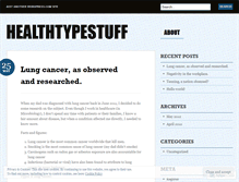 Tablet Screenshot of healthtypestuff.wordpress.com