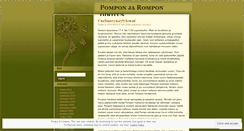 Desktop Screenshot of pomponodotus.wordpress.com