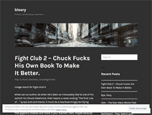 Tablet Screenshot of bleary.wordpress.com