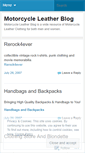 Mobile Screenshot of motoleather.wordpress.com