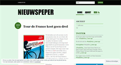 Desktop Screenshot of nieuwspeper.wordpress.com