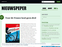 Tablet Screenshot of nieuwspeper.wordpress.com