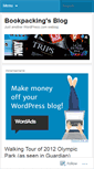 Mobile Screenshot of bookpacking.wordpress.com