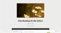 Desktop Screenshot of gardeninginthelines.wordpress.com