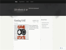 Tablet Screenshot of 40reboot.wordpress.com
