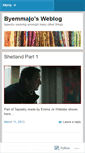 Mobile Screenshot of byemmajo.wordpress.com