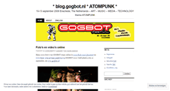 Desktop Screenshot of gogbot09.wordpress.com