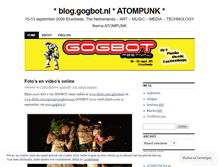 Tablet Screenshot of gogbot09.wordpress.com