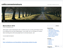 Tablet Screenshot of celticconnexionstours.wordpress.com