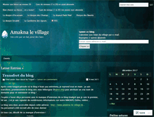 Tablet Screenshot of amaknavillage.wordpress.com