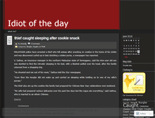 Tablet Screenshot of idiotoftheday.wordpress.com
