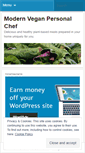 Mobile Screenshot of modernveganblog.wordpress.com