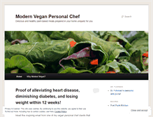 Tablet Screenshot of modernveganblog.wordpress.com