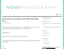 Tablet Screenshot of anovaphotography.wordpress.com