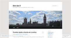Desktop Screenshot of gimdascinco.wordpress.com