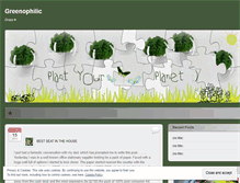 Tablet Screenshot of greenophilic.wordpress.com