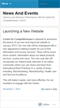Mobile Screenshot of centreforcompetitiveness.wordpress.com