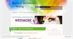 Desktop Screenshot of marvingwestmore.wordpress.com