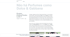 Desktop Screenshot of dolceegabbana581.wordpress.com