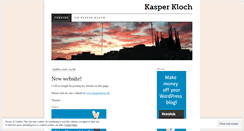 Desktop Screenshot of kasperkloch.wordpress.com