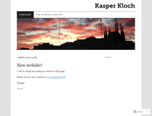 Tablet Screenshot of kasperkloch.wordpress.com