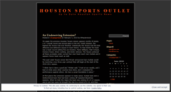 Desktop Screenshot of houstonsports.wordpress.com
