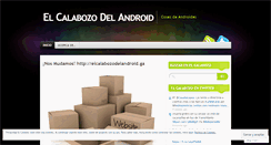Desktop Screenshot of elcalabozodelandroid.wordpress.com