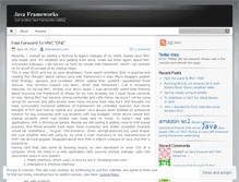 Tablet Screenshot of jframeworks.wordpress.com