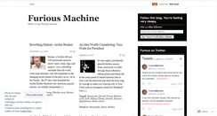 Desktop Screenshot of furiousmachine.wordpress.com