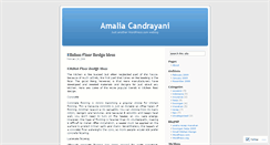 Desktop Screenshot of amaliacandrayani.wordpress.com