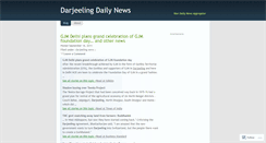Desktop Screenshot of darjeelinginnews.wordpress.com