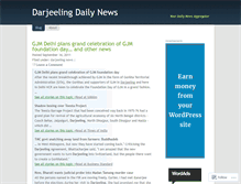 Tablet Screenshot of darjeelinginnews.wordpress.com