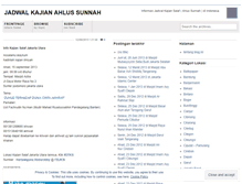 Tablet Screenshot of jadwalkajiansalafku.wordpress.com